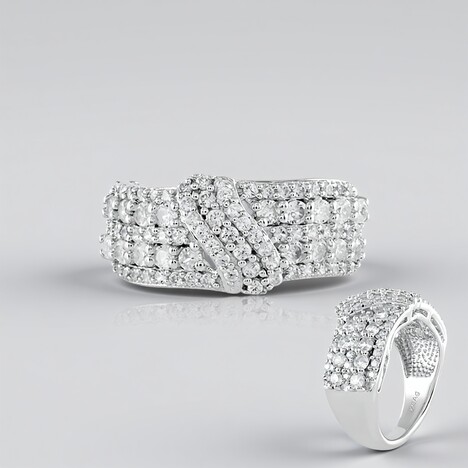 Anello in argento con Zircone