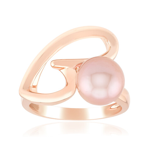 Anillo en plata con Perla Ming púrpura (TPC)