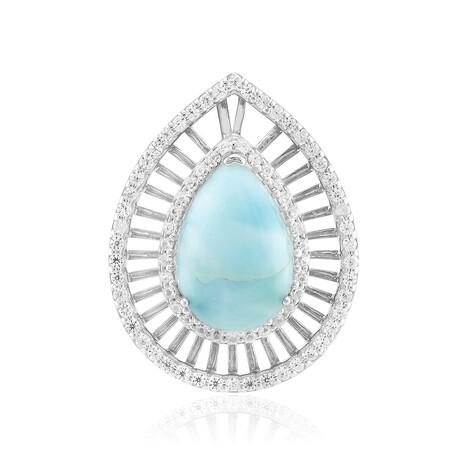 Larimar-Silberanhänger (MONOSONO COLLECTION)