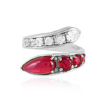 Madagascar Ruby Silver Ring (de Melo Essence)