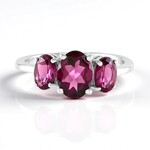 Anello in argento con Rodolite di Naktamunda