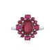 Bague en argent et Rubis de Madagascar