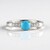 Anello in argento con Turchese Sleeping Beauty (Faszination Türkis)