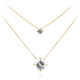 Collier en or et Danburite (de Melo)