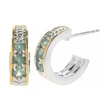 Brasilianischer Alexandrit-Silberohrringe (Gems en Vogue)