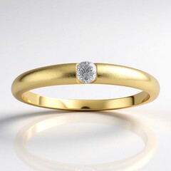 Anello in oro con Diamante VVS2 (H) (de Melo Gold)