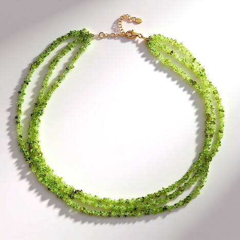 Collana in argento con Peridoto