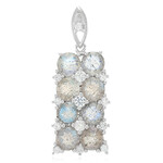 Ciondolo in argento con Spectrolite