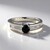 Anello in argento con Spinello Nero