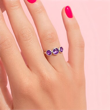 Anello in argento con Quarzo Azur