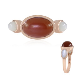 Zilveren ring met een Chocolade Maansteen