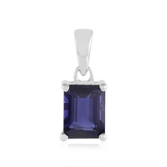 Zilveren hanger met een ioliet