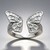 Bague en argent et Topaze blanche (Adela Silber)
