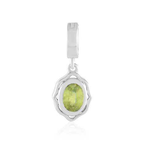 Sphene Silver Pendant