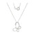 I3 (I) Diamond Silver Necklace