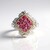 Anello in argento con Topazio Rosa (Dallas Prince Designs)