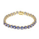 Gouden armband met AAA tanzanieten (CIRARI)