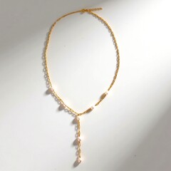 Collana in argento con Perla d'Acqua Dolce Bianca (Joias do Paraíso)