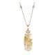 Collier en or et Quartz rutile (Cheveux de Vénus) (CIRARI)