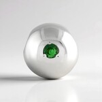 Ciondolo in argento con Tsavorite della Tanzania (MONOSONO COLLECTION)