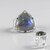 Anello in argento con Labradorite (Dallas Prince Designs)
