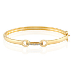 Zilveren armband met witte topaasstenen