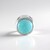 Ciondolo in argento con Amazzonite (MONOSONO COLLECTION)