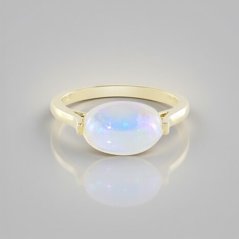 Bague en or et Opale Welo AAA (de Melo Gold)