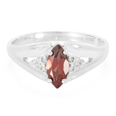 Anello in argento con Granato Lindi