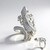 Anello in argento con Topazio Bianco (Adela Silber)