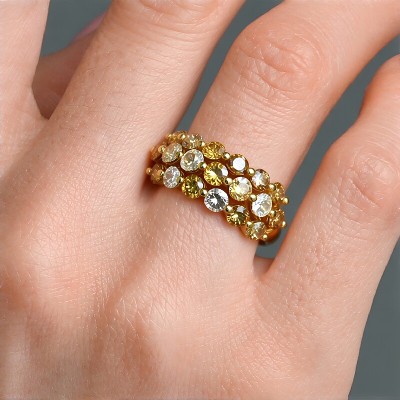 Anello in oro con Diamante Fancy SI2 (CIRARI)