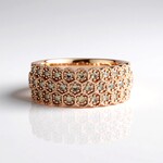 Anello in oro con Diamante Cioccolato I2 (SUHANA)