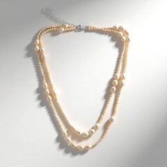Collar en plata con Perla blanca Freshwater
