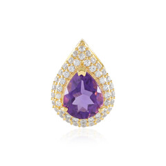 Ciondolo in argento con Ametista del Marocco