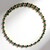 Collana rigida in acciaio con Rubino (Riya)