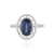 Blauer Ceylon-Saphir-Goldring