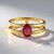 Anello in argento con Rubino Bemainty
