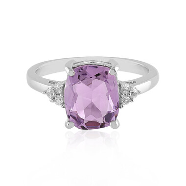 Anello in argento con Ametista Rose de France