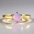 Anello in argento con Opale di Welo