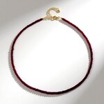 Collana in argento con Rubino