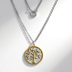 Collana in argento con Zircone