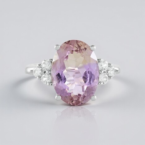 Anello in argento con Ametrina