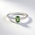 Anello in argento con Apatite Cromo