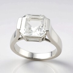 Anello in argento con Danburite