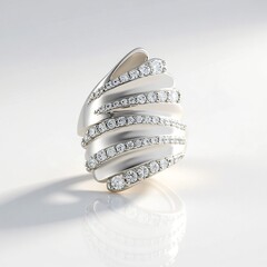 Anello in argento con Zircone