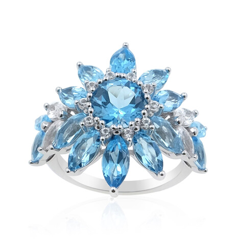 Anello in argento con Topazio Marambaia (de Melo)