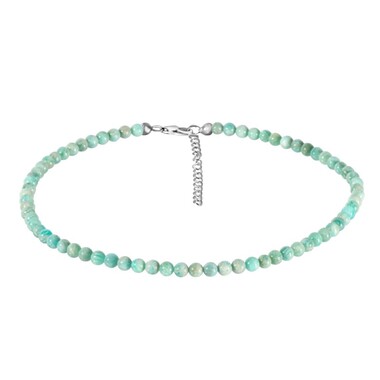 Collana in argento con Amazzonite