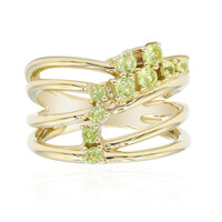 Bague en argent et Péridot