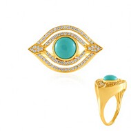 Anello in argento con Turchese (de Melo Essence)