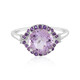 Anello in argento con Ametista Rose de France